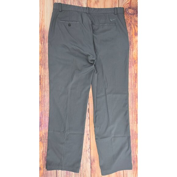 Nike Golf Dri-Fit Mens Gray Slim Fit Golf Pants 36x32 - Picture 2 of 8